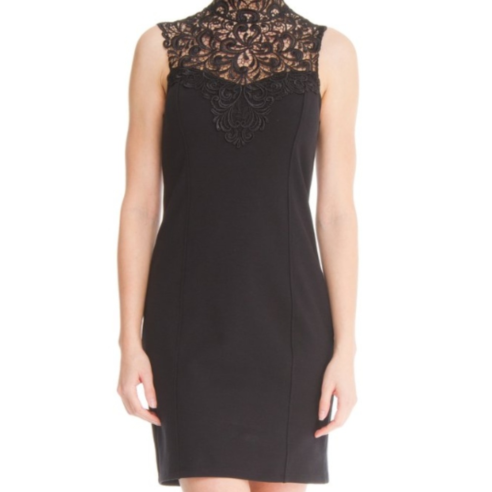 Arianne Stefi 8527 Ponte De Roma High Collar dress